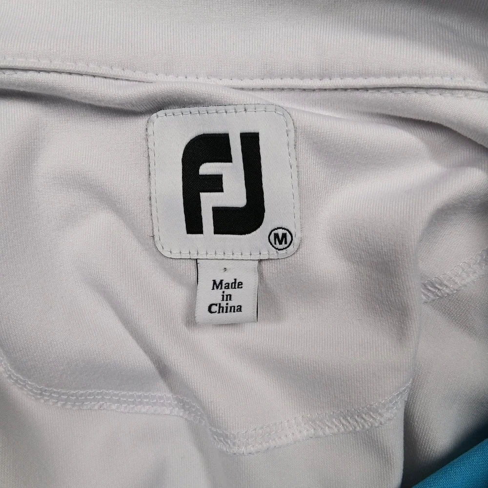 FootJoy FJ Golf Jacket Women's‎ M Blue White Lakewood National LECOM Suncoast